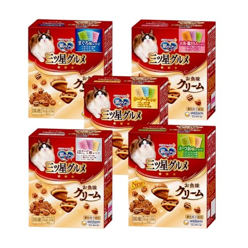 銀のスプーン 三ツ星グルメ お魚味クリーム 3種のアソートセット ペットフード
