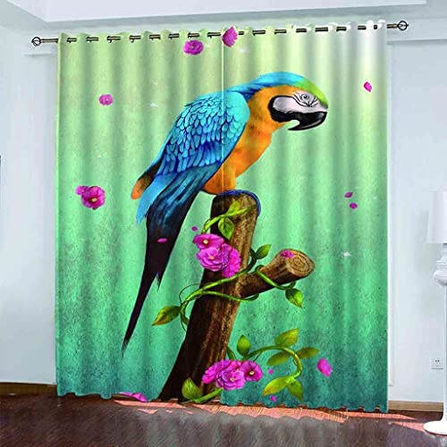 Rideau occultant polyester thermique isolant phonique bleu 200x160 - 2