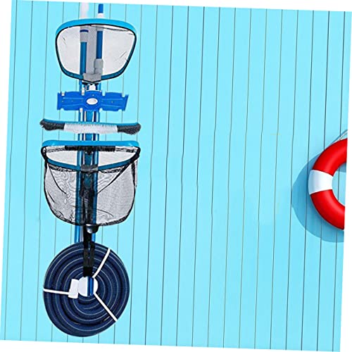 Ensemble de nettoyage de piscine Kisangel avec double support de rangement - 8