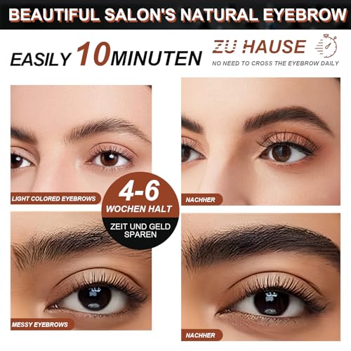 Kit Laminado de Cejas,Laminado De Cejas,Brow Lamination Kit Dura 6-8 Semanas,Profesional y Principiante,Kit de Laminación de Cejas 2 en 1,fácil aplicación,ideal para principiantes y expertos - imagen 3