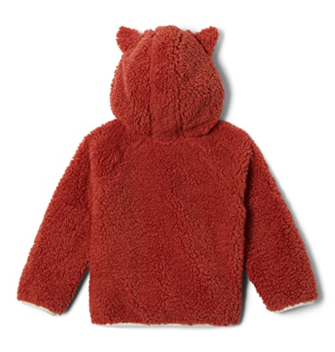 Columbia Macacão infantil unissex Foxy Baby Sherpa zíper completo, vermelho urdida/giz, 2T
