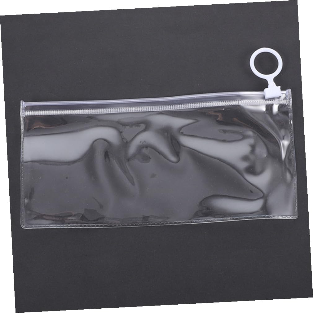Lurrose 150piezas Estuche Escolar Transparente PVC con Bolsa De Almacenamiento para Lápices y De Papelería Organizador De Escritorio para