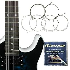 Jeu de cordes de guitare électrique 1 à 6 cordes en fil d’acier - Les Beatles, Paul McCartney, John Lennon, RIngo Starr, George Harrison Jeu de cordes de guitare électrique 1 à 6 cordes en fil d'acier – Image 7