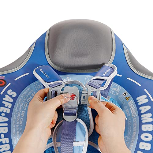 Baby Pool Float With Canopy Upf 50+, Non Inflatable Mambobaby Float, Baby Floaties For Infants Swimming Training, No Flip Over Baby Swimming Float #TOP1