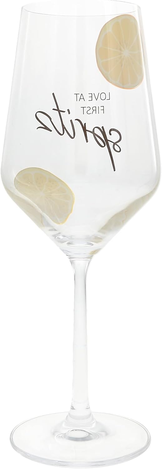 Pavilion Gift Company- Spritz - 18 oz Wine Glass Mediterranean Summer Vibrant Wine Lover Vineyard