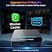 Car TV Mate-HDMl Multimedia Adapter for Fire T V Stick/Google T V Sticks/Game Consoles/Screen Throwers,2 in 1 Carplay TV Adapter with HDMI and USBC Port for iPhone,Convert Wired to Wireless Car Play