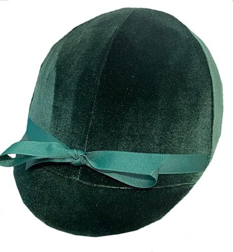 Green Velvet Helmet Cover