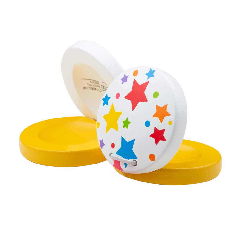 Bigjigs Toys Wooden Castanets - Children's Musical Instruments