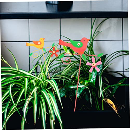 Besportble 10 Pcs Flower Arrangement Plant Pots Outdoor Tiestos Para Exterior Outdoor Decorations Lawn Miniature Ornaments Garden Windmill Metal Crafts Garden Stakes Yard Decor Toy #TOP7