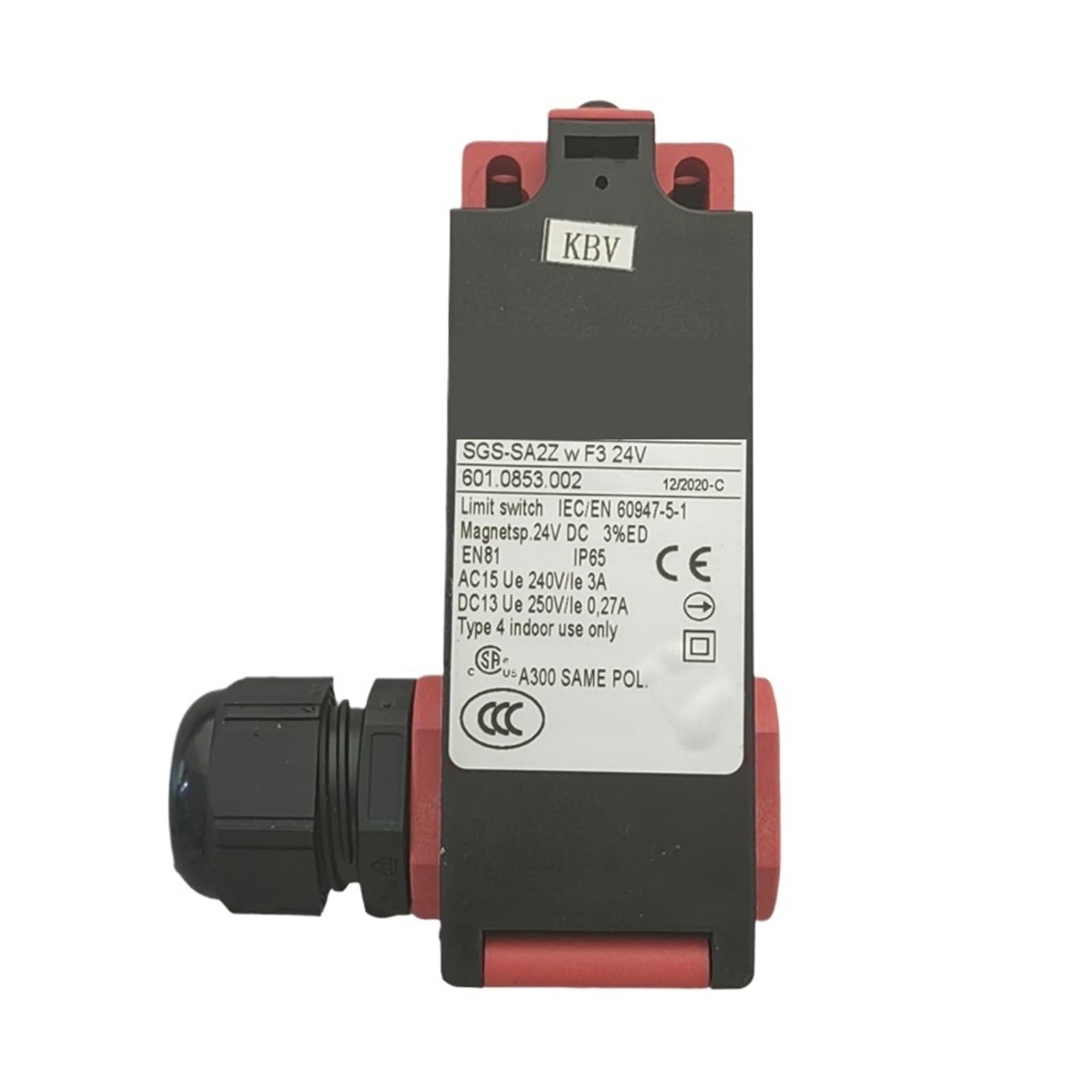 リール NO LIMITS 19SW7900RC Limit Switch - Lovato - NO / NO - Adjustable Arm w/ Roller