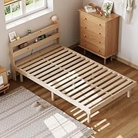Amazon｜WLIVE ベッド ベッドフレーム シングル 取付可能な宮付き 3