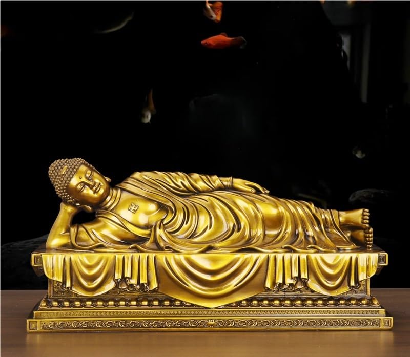 Amazon｜【 涅槃像】 釈迦如来 涅槃仏 臥仏 本尊 お釈迦様(40CM