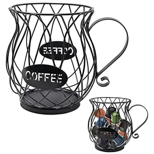Smilbaley Cestino Della Capsula Del Caffè, Cestino di Immagazzinaggio Del Caffè, Canestro di Immagazzinaggio Della Capsula Del Espresso, Accessori caffè, Usato per Conservare , Gelatina, Caramelle