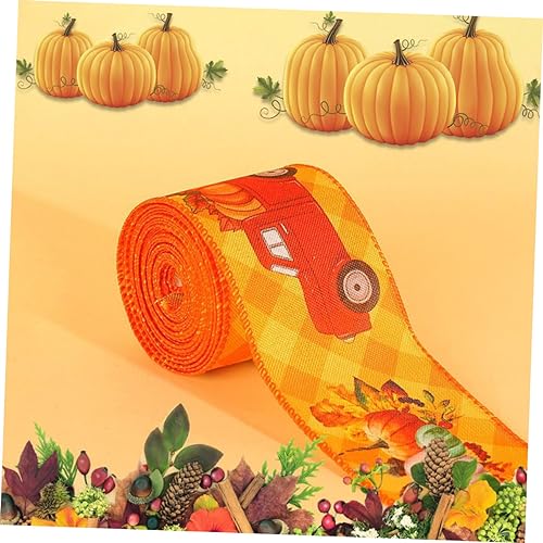 Rubans d'automne pour créations DIY et décoration de boîtes de saison