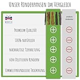 MERVELA Rinderpansen für Hunde | 1.000 Gramm | Qualität aus Deutschland | 100% natürliche Kauartikel | getrockneter Kausnack ohne Zusatzstoffe