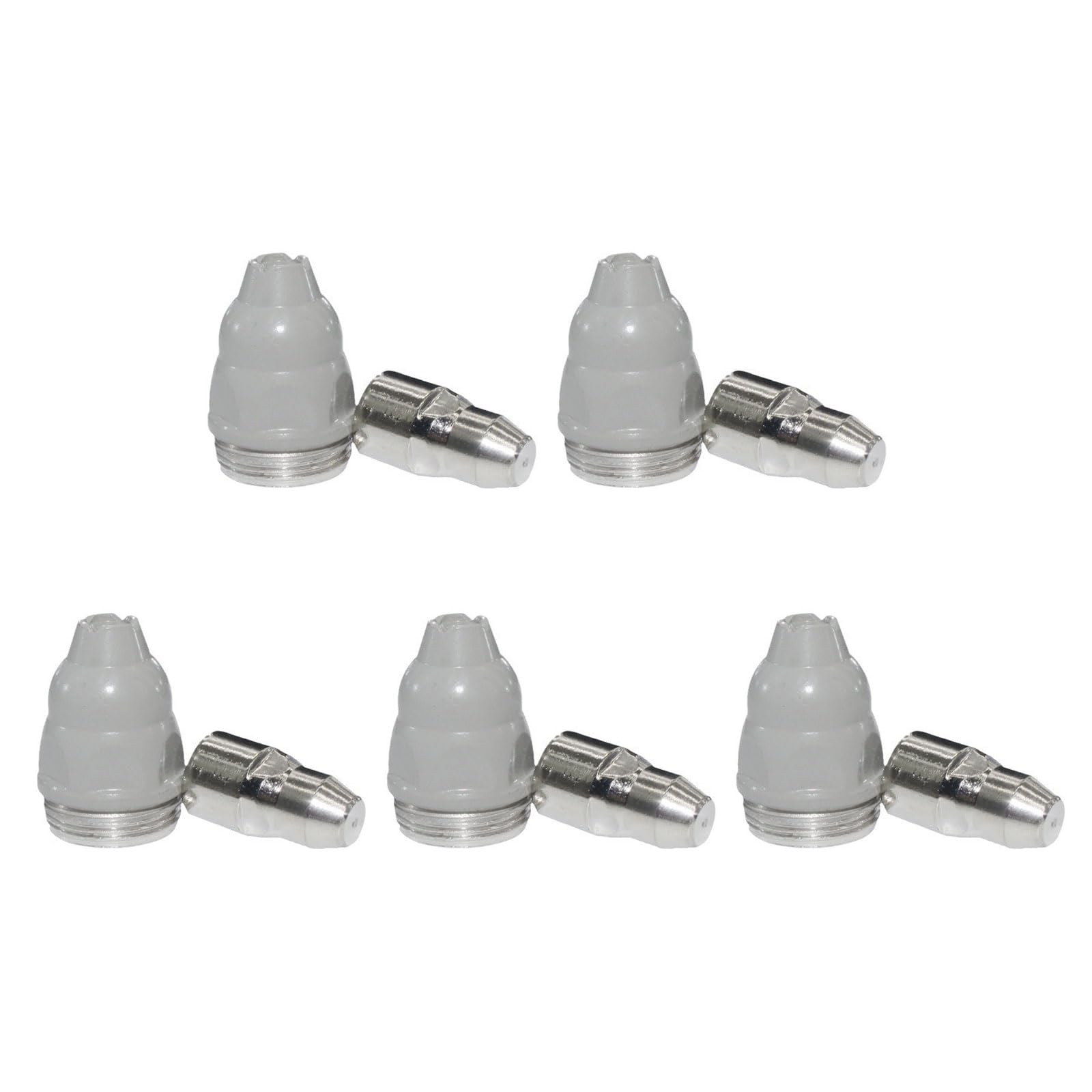 5Pieces Coppers Electrode Nozzles with Special Coating Heavy Duty Welding Addition Ideal for LGK100 and LGK120 Cutter Coppers Welding Nozzle