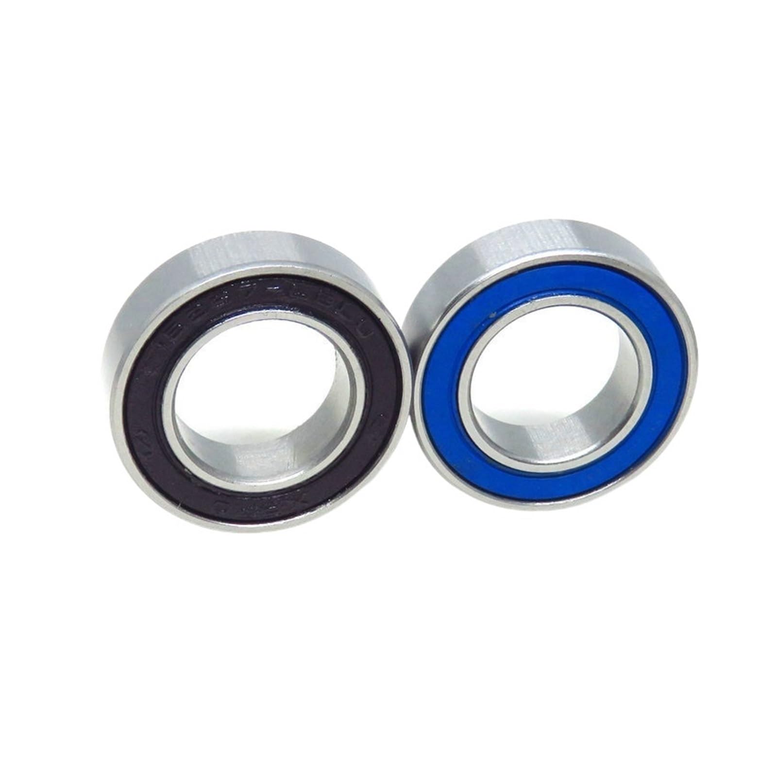YIVELYYZG 2 Pieces 24377 2RS Bearing 24x37x7 mm MR2437 24377RS Bicycle Wheel Center Shaft Repair BB90(15267-2RS Black)