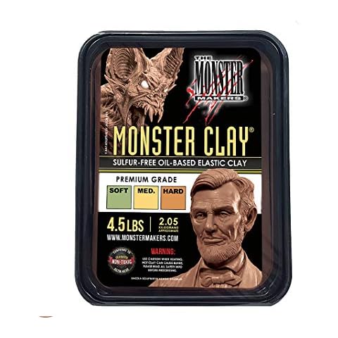 Monster Clay Premium Grade Modeling Clay (4.5lb) Cover