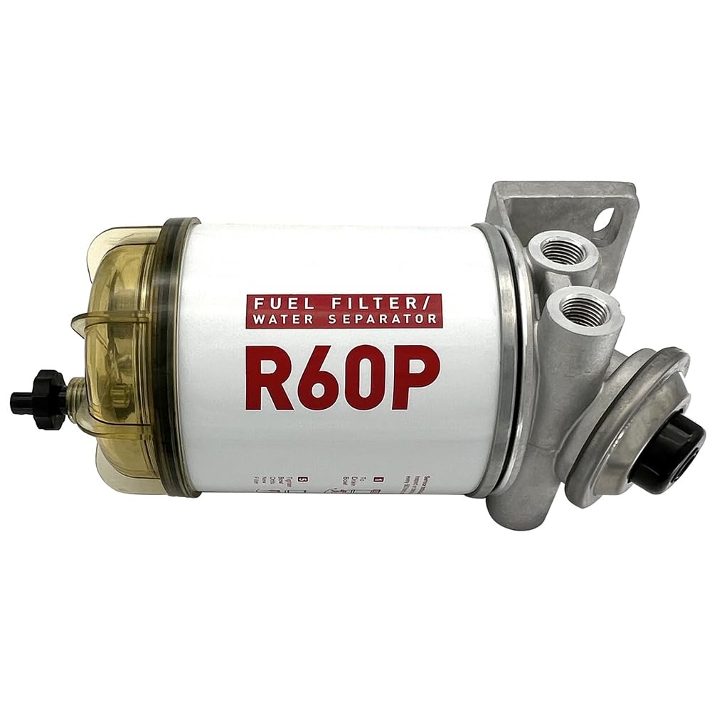 Filtro de combustible R60P Marina Separador de agua de combustible para motor fueraborda marino Accesorios para barcos reemplazados