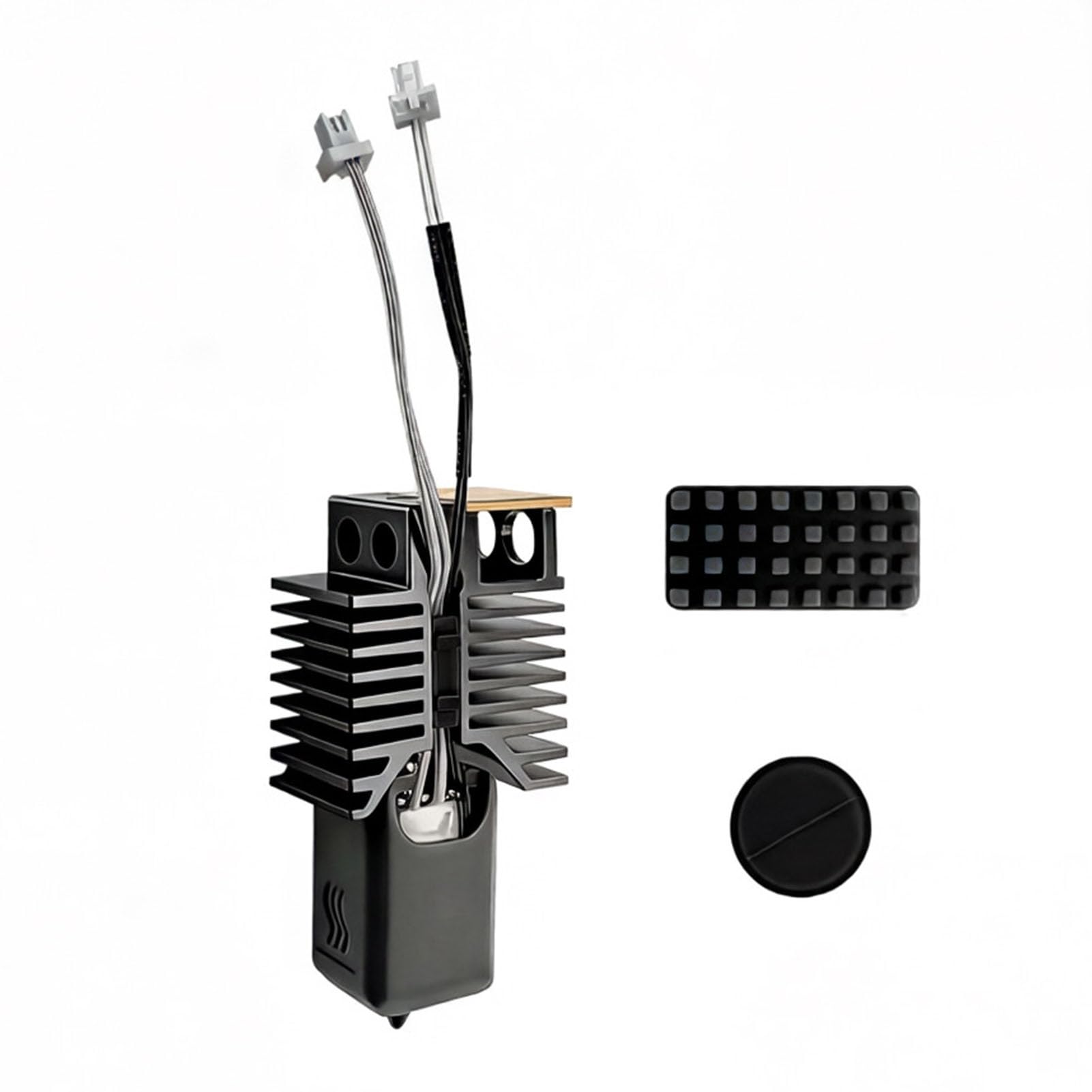 Kit Hotend de remplacement pour imprimante 3D Snapmaker U1, 4 pièces, 0,4 mm, chauffage en céramique 48 W, kit Hotend à haut débit avec brosse en silicone et tapis anti-déversement