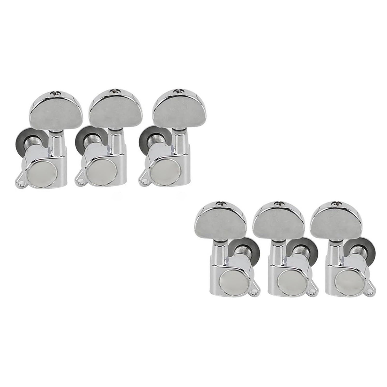 Clavijas De Guitarra Selladas 3L3R Sintonizadores Clavijas Afinación 6 Uds(Chrome)