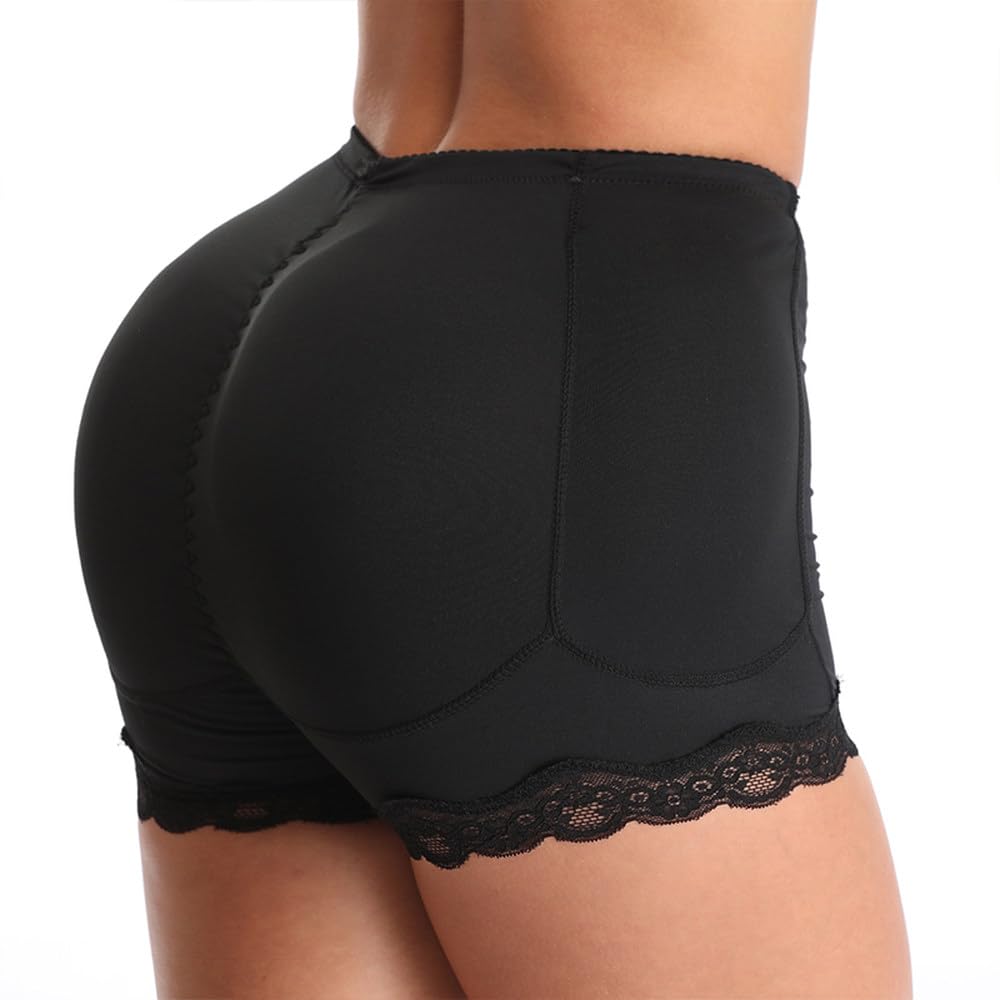 Mujer Bragas con Relleno Braguitas - Braguitas Moldeadoras De Abdomen Y Glúteos para Mujer, con Relleno para Caderas, Moldeadoras De Muslos, con Ganchos Y 4 Almohadillas