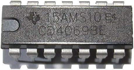 Texas Instruments CD4069BE CD4069 CD4069UBE CMOS Hex Inverter DIP14 5 Pack