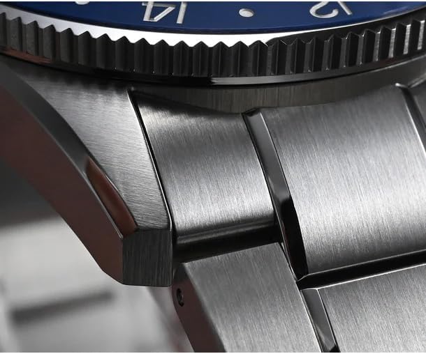 San Martin Watches for Men - NH34 Movement Automatic Dive Watch SN0140W 38mm Mens Watch 20Bar Waterproof Sapphire Crystal Luminous Mechanical Wristwatch