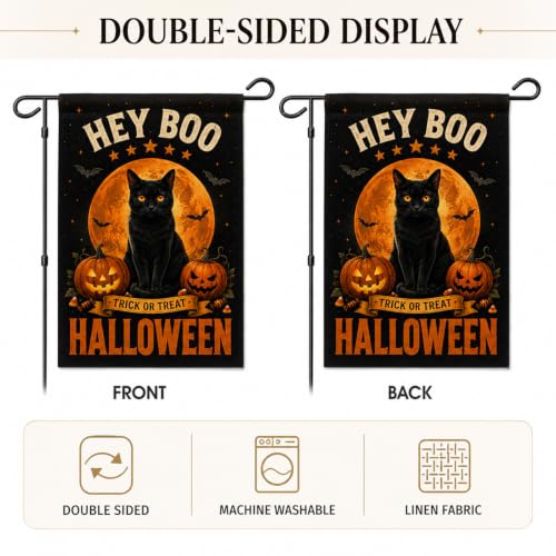 Halloween Garden Flag 12x18 Inch, Double Sided for Outside - image 6