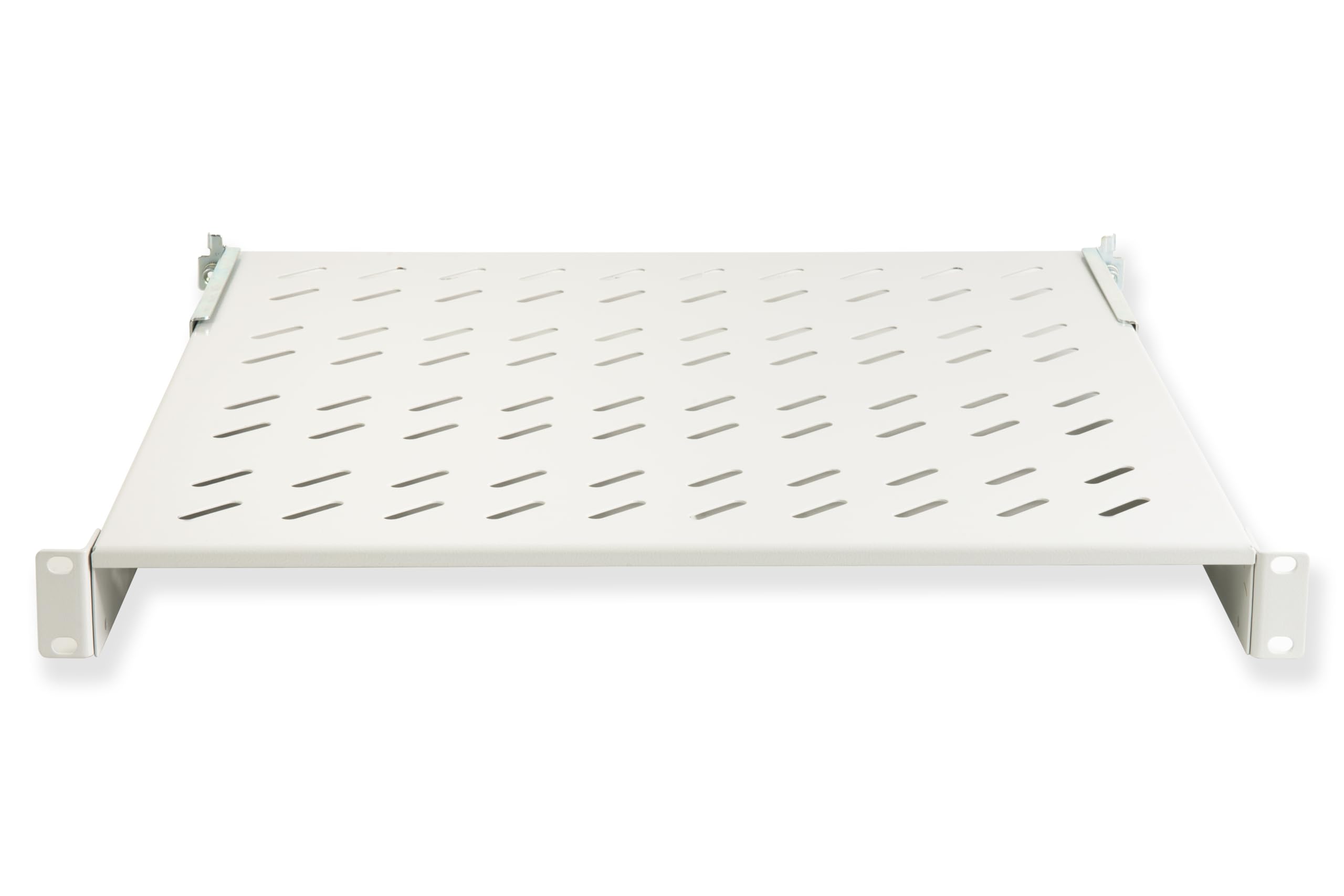 LINK Shelf for Wardrobe 19" 1 Unit Depth 450 mm (Universal) 4 Connections (Front and Back) Grey