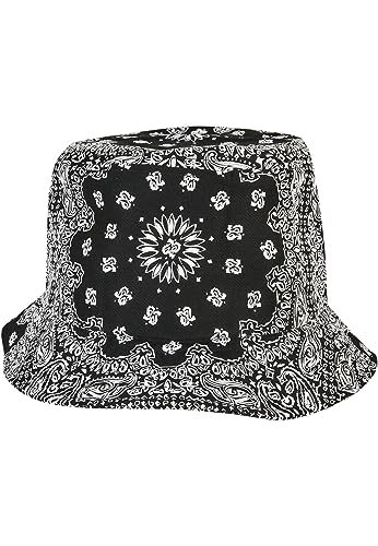 Bob Flexfit noir taille unique chapeau de soleil coton extensible - 2