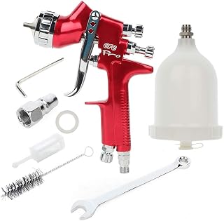 SCITOO Automotive GFG Spray Gun Professional Car Paint Gun 1.3mm Nozzle 600ml Pot Compatible for Most Vehicles and Trucks