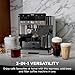 Ninja Luxe Premier 3-in-1 Coffee Machine, Latte, Cappuccino, Cold Brew & Espresso Maker With Built in Bean Grinder & Milk Frother, Easy to Use, 4 Automated Froth Presets, Silver, ES601UK
