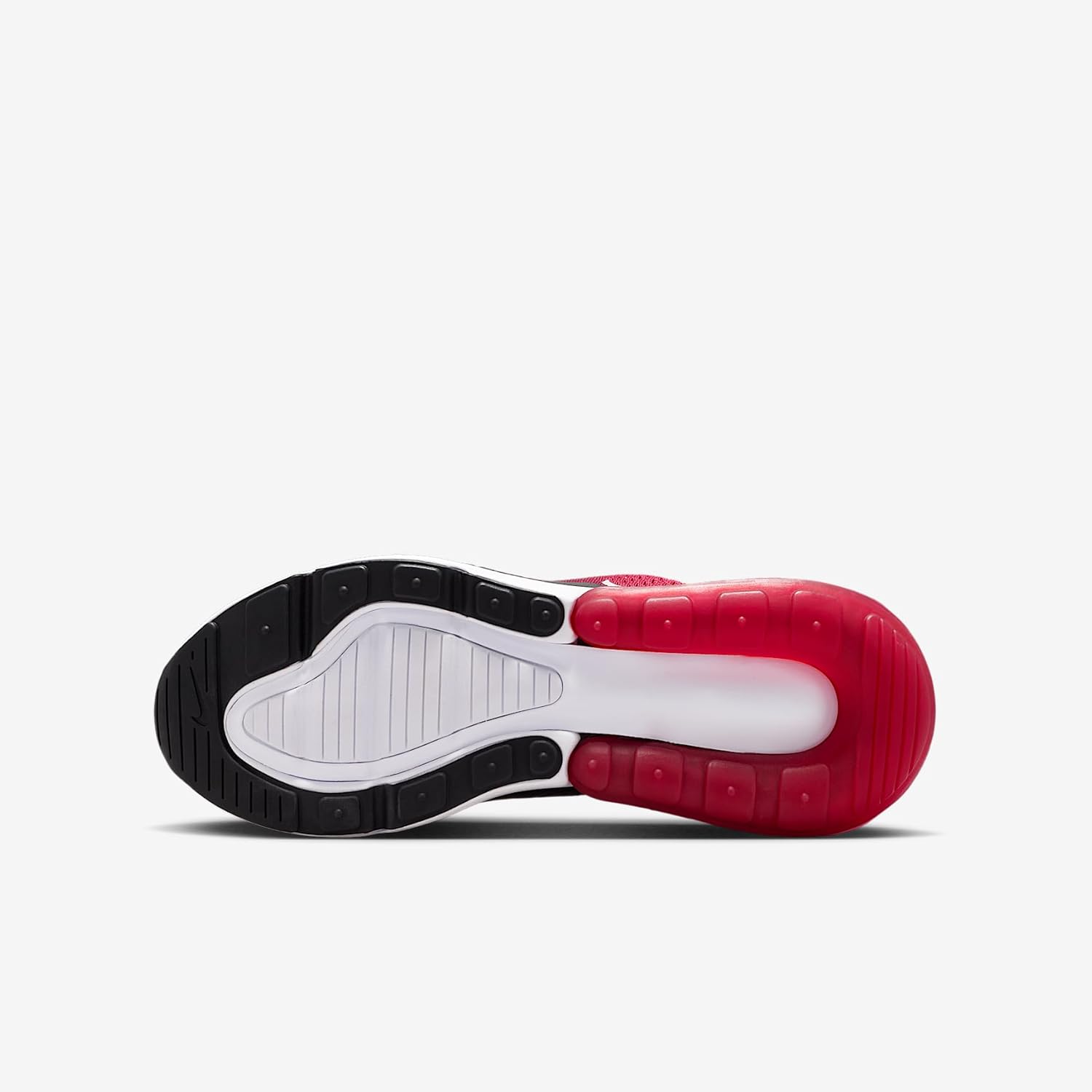Nike Air Max 270 Big Kids' Shoes (Gym Red/Black/White) - Image 2