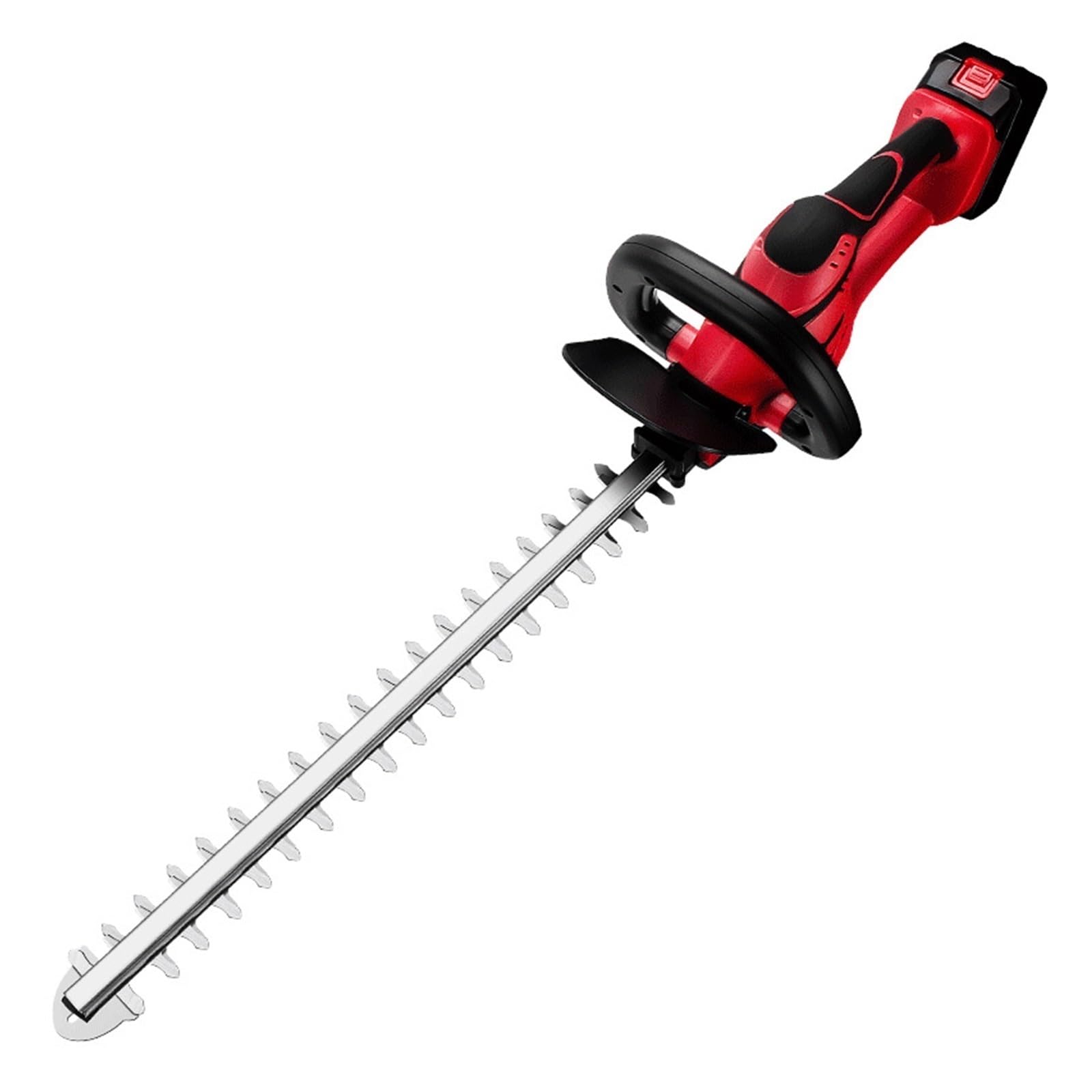 Tondeuse à gazon, Taille-haie sans brosse taille-haie fil double Action scie d'élagage coupe poignée rotative outil de jardin for batterie 18V(2Batteries)