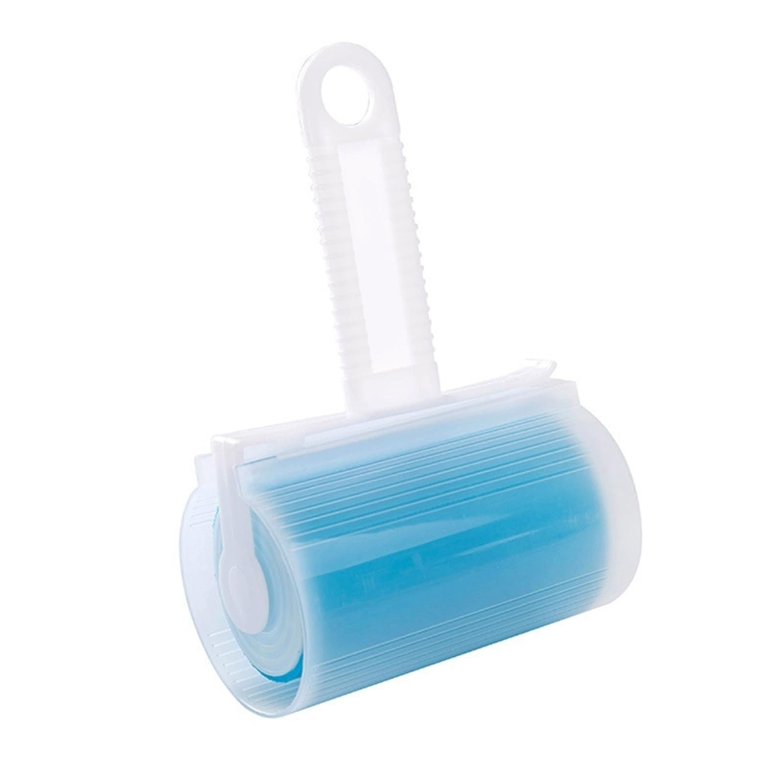 Lint roller Washable Clothes Hair Sticky Roller Reusable Portable Home Clean(Blue with cover)
