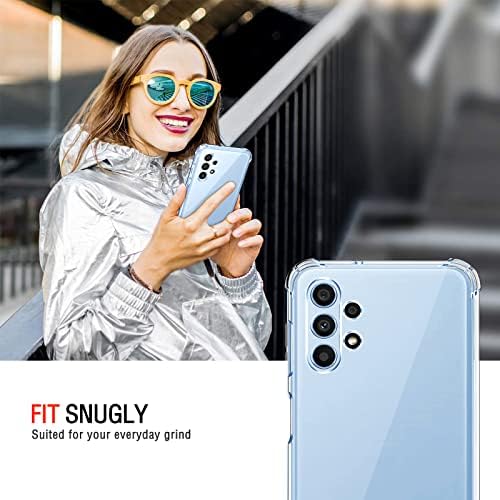ivoler Case Compatible with Samsung Galaxy A13 5G / A04S TPU Shock-Absorption Bumper Cover,HD Clear Anti-Scratch Clear Back