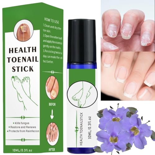 Roll-On Cuticle Oil: Toenail Renewal, Strengthening Formula, Nail Repair & Restoration Rollerball Stick