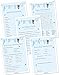 Baby Shower Games for Boys - Set of 5 Activities - (50 Cards Each, 250 Total) - Baby Shower Supplies