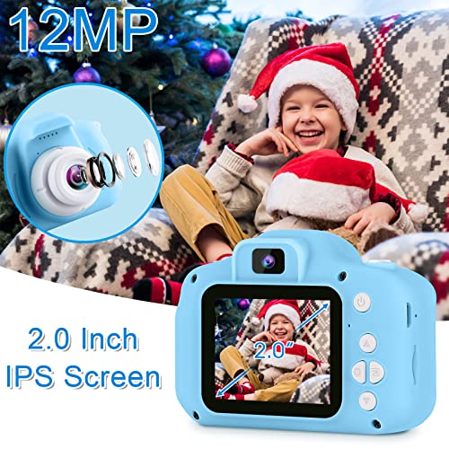 Gktz Toys For 3-8 Year Old Boys, Kids Selfie Camera Children Digital Video Toddler Camera, Birthday Gift For Boys And Girls Age 3 4 5 6 7 8 With 32Gb Card - Blue #TOP3