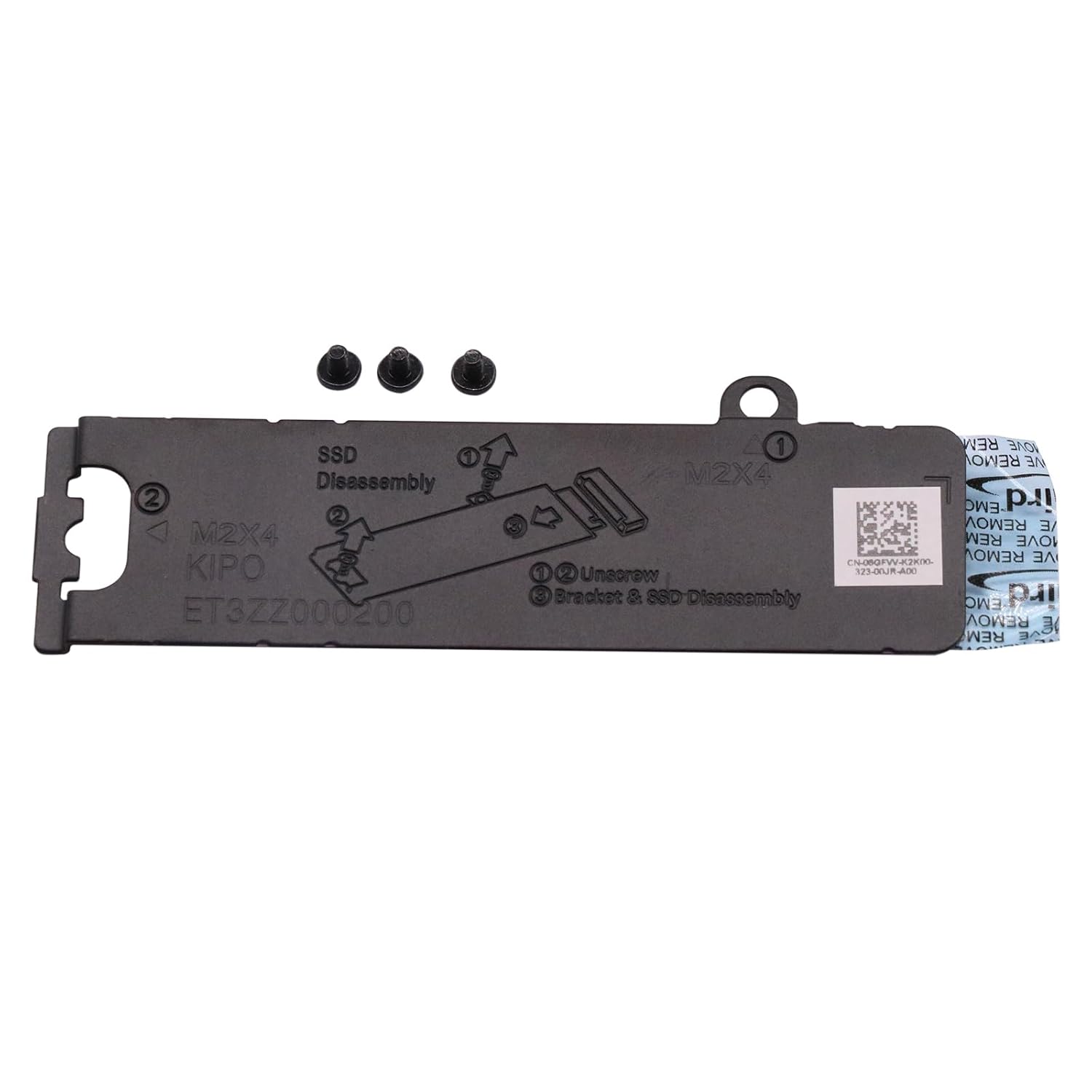 NEW M.2 2280 SSD Heatsink Thermal Shield Caddy Replacement for 6GFVV Dell G15 5530 5531 5535 G16 7630 7635 Solid State Drive M2 2280 SSD Bracket 06GFVV