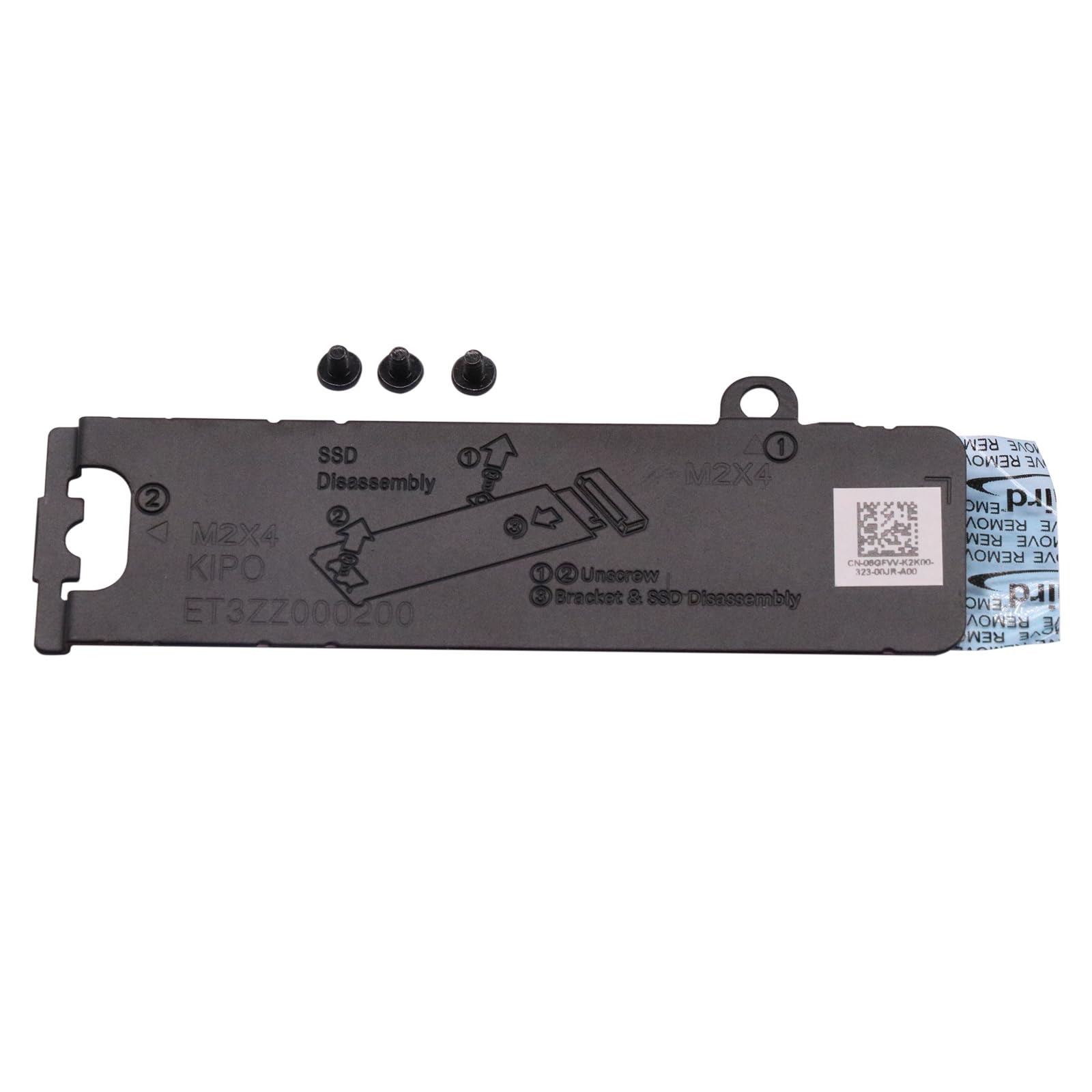 BestParts M.2 2280 SSD Heatsink Caddy Replacement 6GFVV for Dell G15 5530 5531 5535 G16 7630 7635 Aluminium SSD Heatsink-image-47