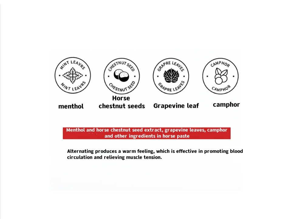 Miniatura 8 de Alemania importó la crema del masaje del gel del masaje del aceite del caballo 250mL