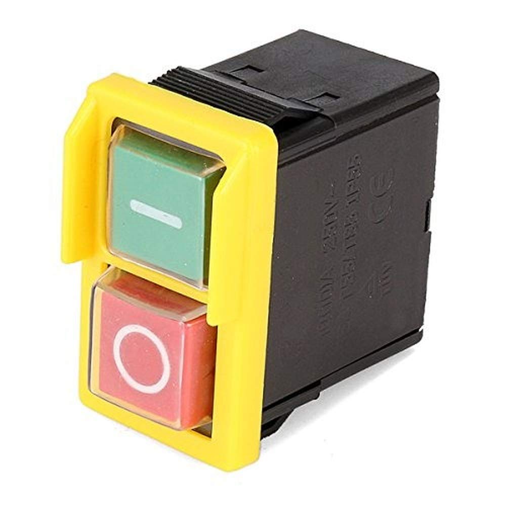 Tenlacum 250V 10 A Universal KJD20-2 NVR Safety Switch Emergency Stop Saftey Cut Off Killer IP55