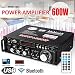 Produktbild Aoile 600 W LCD Verstärker HiFi Audio Stereo Bluetooth FM 2CH AMP Auto Home USB SD MP3 Player