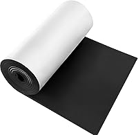 YOUGAVRS Adhesive Closed Cell Neoprene Foam Sheet Padding Roll - 12x59x3/4 Inch Black for Anti-Vibration, Soundproofing, DIY Crafts & Gaskets