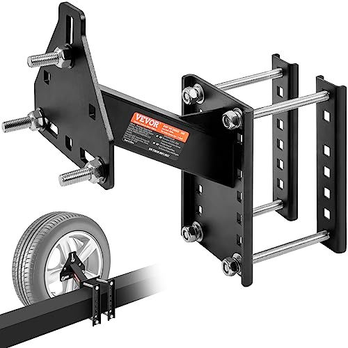 VEVOR Spare Tire Carrier, Trailer Spare Tire Mount, 160 lbs Capacity, Utility Trailer Accessories Fits Most 4 & 5 & 6 & 8 Lugs Wheels on 4", 4.25", 4.5", 4.75", 5", 5.5", 6", 6.5" Bolt Patterns by VEVOR - Used condition - CA$33.83