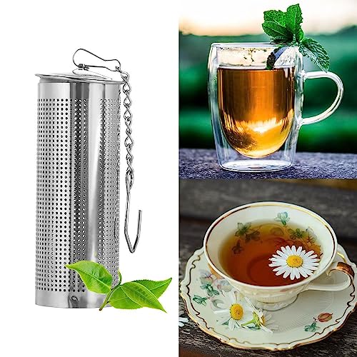 Tea Filter Easy To Clean High Temperature Resistance Tea Leak Stainless Steel Kitchen Multifunctional(S)