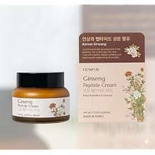 lamfox Ginseng Peptide Face Cream - Anti-Aging & Firming Facial Moisturizer - 5 Ceramides & 9 Peptides - 2.70 fl oz 80ml