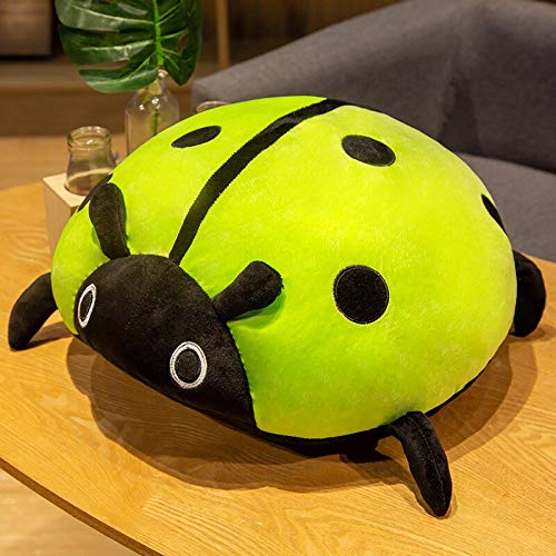 Doudou coccinelle vert 60 cm, le cadeau d'anniversaire idéal